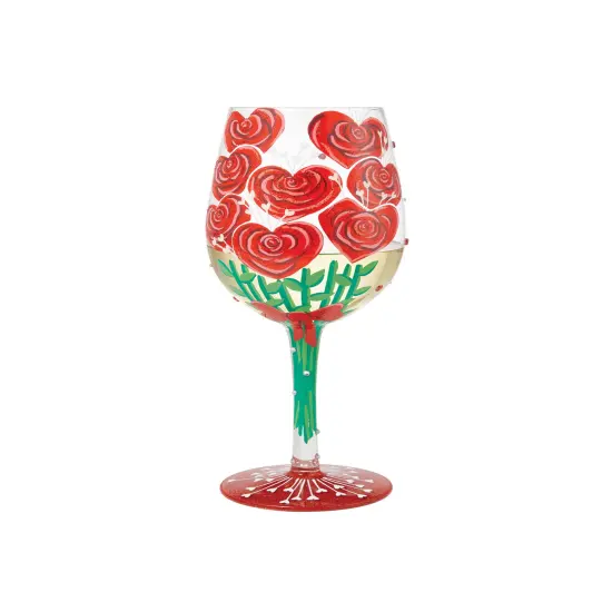 Enesco Lolita Valentine'sBouquet Wine Glass {2}