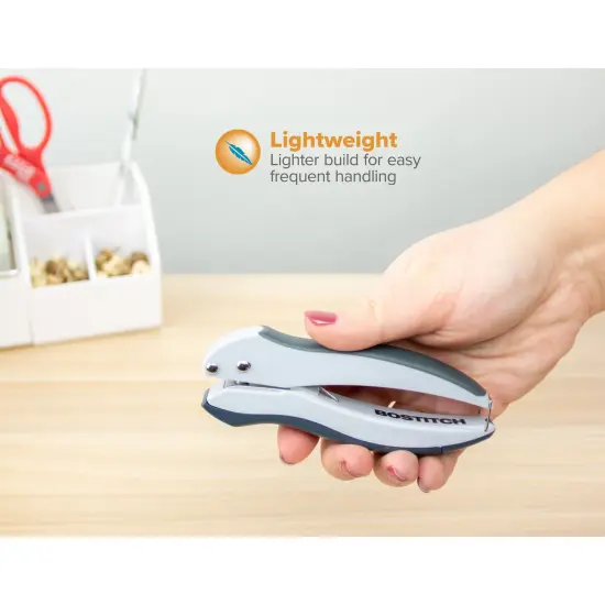 EZ Squeeze&trade; 1-Hole Punch, Gray, Pack of 5 {5}