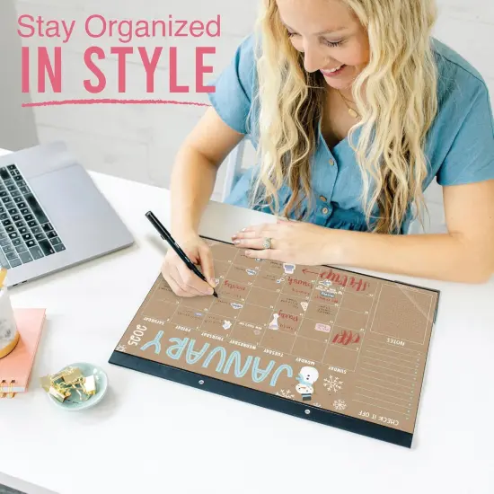 Teacher Desk Calendar 2025-2026 &ndash; 18-Month Desktop Calendar for Home {2}