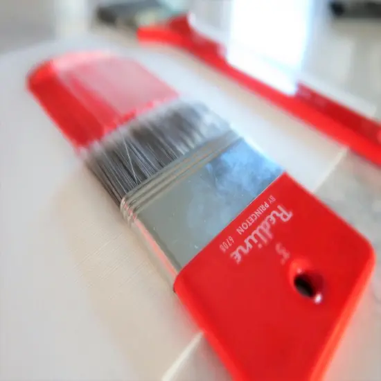 Princeton Series 6700 Redline Synthetic Brush-Short Handle Flat 3" {6}