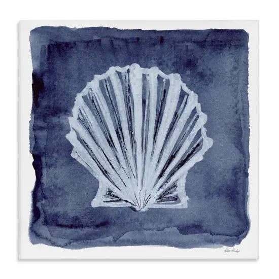 Stupell Industries Clam Shell Impression Canvas Wall Art Design by Patti Bishop {1}