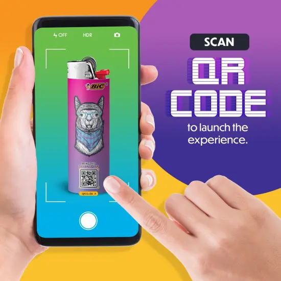 BIC Maxi Special Edition Augmented Reality Pocket Lighters, Child-Resistant and Reliable, 6-Pack {4}