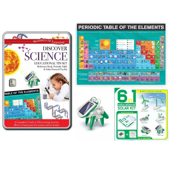 Tin Set Discover Science Wonders Of Learning {1}