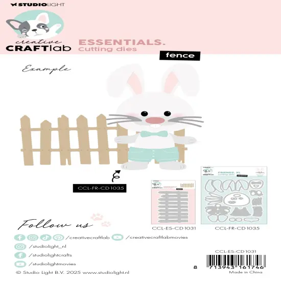 Creative Craftlab Essentials Cutting Die-Fence {3}