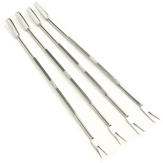 Norpro 4-piece Stainless Steel Seafood Forks Set - Crab Lobster Shellfish Scoop Picks {1}
