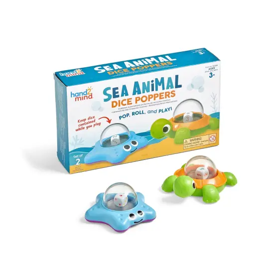 Sea Animal Dice Poppers, Set of 2 {1}