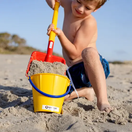 Spielstabil Toddler Heavy Duty Beach Toys - Flat Beach Shovel, Kids Beach Essential and Durable Outdoor Toy for 2.5 Years & Up, Made in Germany Multicolor {3}