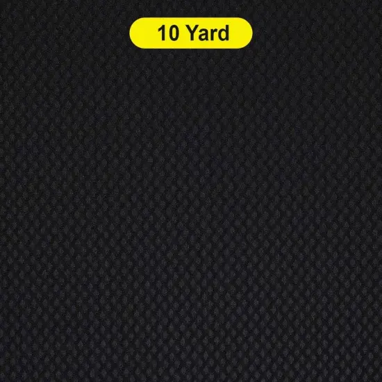 Gauze Mesh Nylon Spandex 175 GSM Black {1}