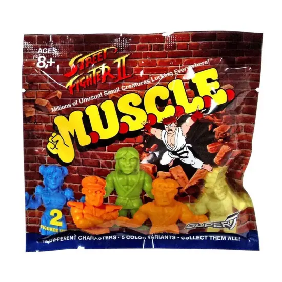 Street Fighter II M.U.S.C.L.E. Mini-Figure Wave 1 | Random 2-Pack {1}
