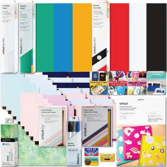 Cricut Deluxe All-in-One Materials and Accessories Bundle for Cricut Joy Xtra Machines {1}
