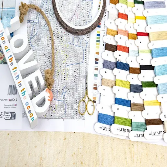 Seascape L9927 Counted Cross Stitch Kit {4}