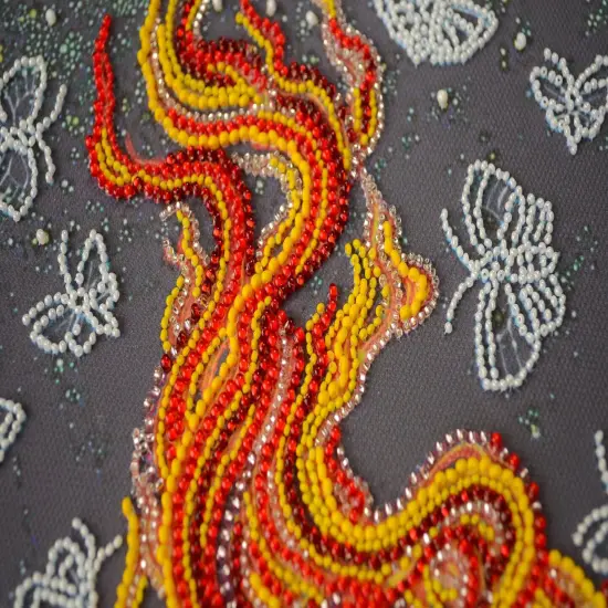 Bead Embroidery Kit - Dancing around the campfire {4}