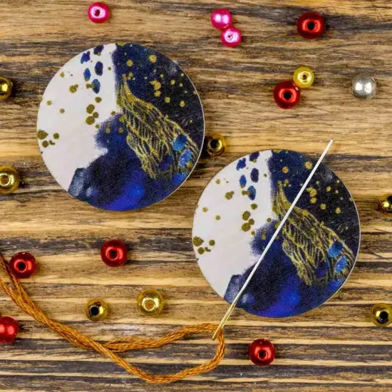 Magnetic needle holder "wooden" FLMH-090(W) {1}