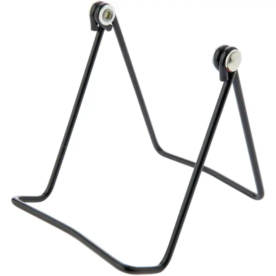 Bard's Vinyl Covered Black Wire Easel Stand, 4.5" H x 4" W x 4.75" D {1}