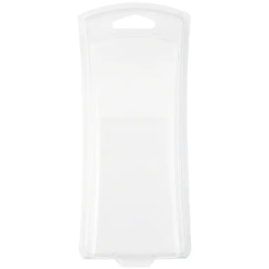 Collecting Warehouse Clear Plastic Clamshell Package / Storage Container, Curved Front, 6.75" H x 2.56" - 2.81" W x 1.63" D {1}