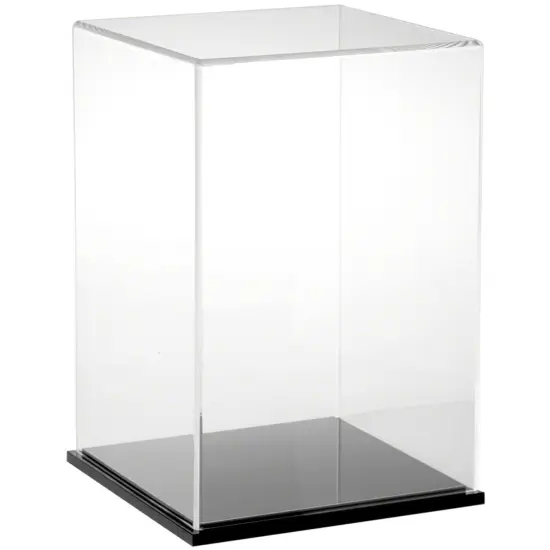 Plymor Clear Acrylic Display Case, 8" W x 8" D x 12" H No Base (Mirrored) {2}