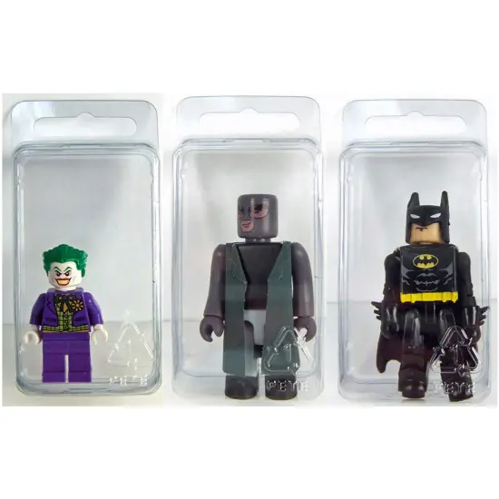 Collecting Warehouse Clear Plastic Clamshell Package / Storage Container, 2.81" H x 1.63" W x 0.75" D {3}