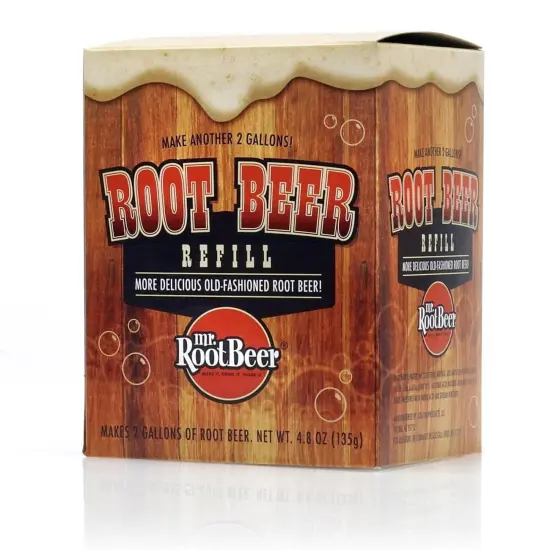 Mr. Root Beer Refill Pack, Easily Brew More Premium, Gourmet Root Beer with Your Mr. Root Beer Kit, Makes 2 Gallons {2}