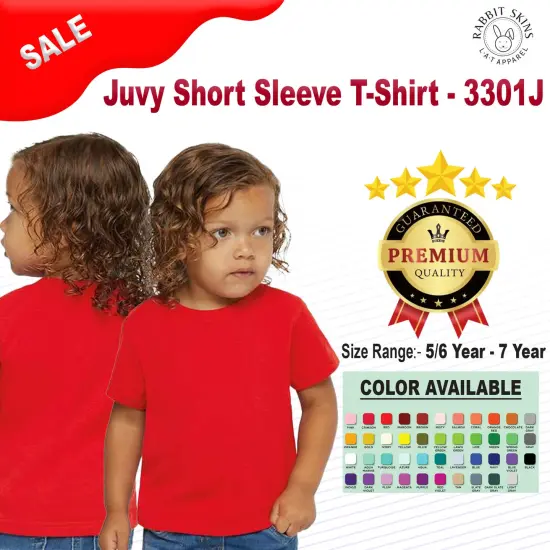 Rabbit Skins&reg; Juvy Short Sleeve Crewneck T-Shirt - 3301J {2}