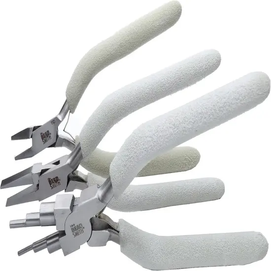 The Beadsmith Wire Tool Set - Elongated, Comfortable Handles with Double-Leaf Springs {5}