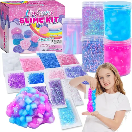Unicorn Slime Kit for Girls {1}