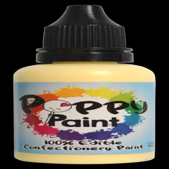 Poppy Paint Buttercup Yellow Edible Food Color for Cake Decorating and Chocolate {1}