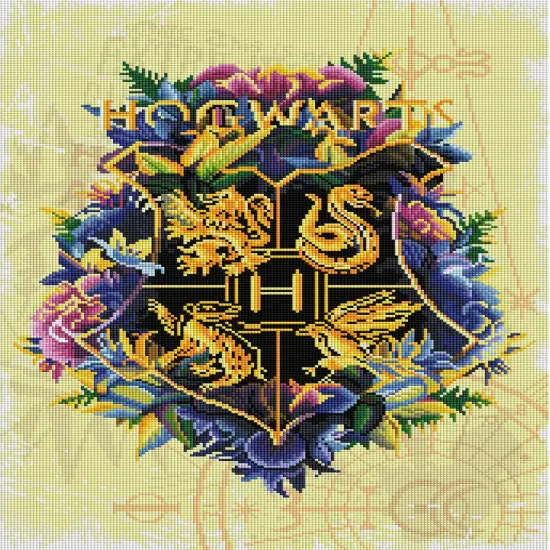 Hogwarts Crest - Diamond Painting Kit {3}