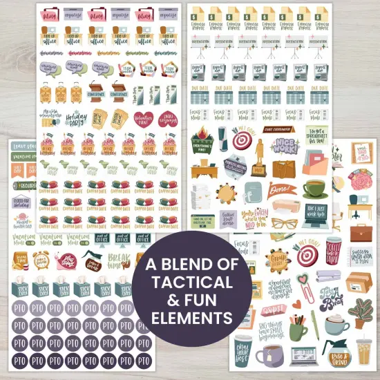 Planner Stickers, Workday Essentials {5}