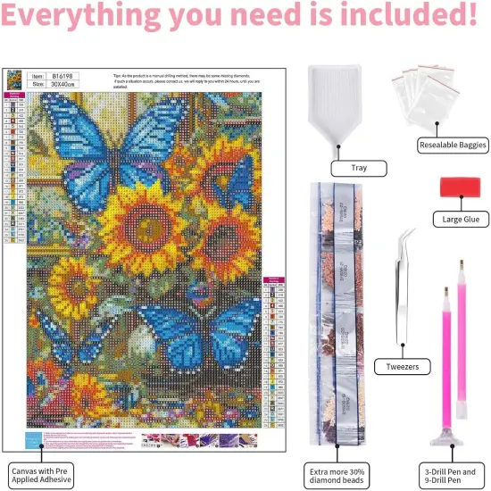 5D Sunflower Diamond Painting Kits {3}