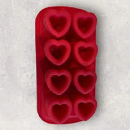 Heart Shape Silicone Mold 8 Small Heart Cavities for Candy, Chocolate & Jelly Making {4}