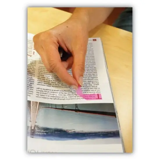 Lee Products Removable Highlighter Tape .5"X720" 6/Pkg-Fluorescent Colors {3}