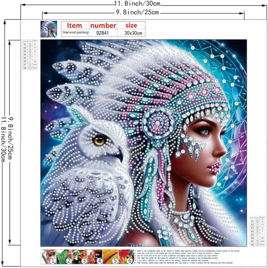 5D Special Shape Diamond Art Kits for Beginners {4}