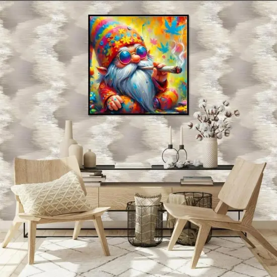 Gnome Diamond Painting Kits for Adults Beginners,DIY Full Drill Round Diamond Art Kits Full,Paint by Diamonds Dot Gem Art Crystal Easy,Home Wall Decor {3}