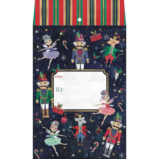 Pack/6: Nutcracker Ballet Theme Mailing Envelope - 6 x 1/2 x 9-1/2" {1}
