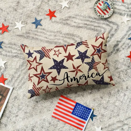 Throw Pillow Cover for 4th of July Decorations {4}