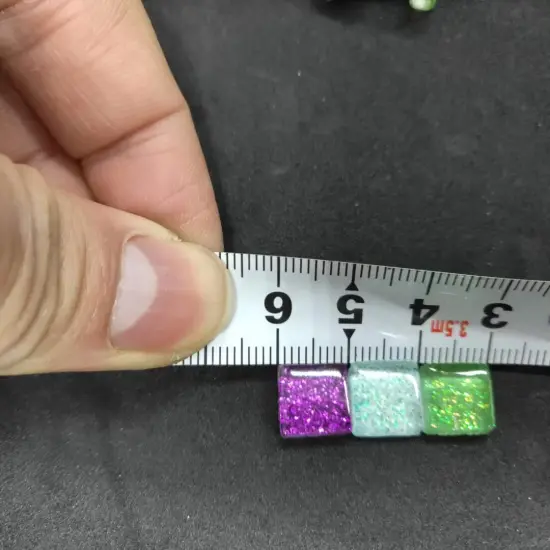 Tiles Mixed Color Glass Tiles Shine Crystal Mosaic Glass Pieces Bulk Square Glitter Crystal Mosaic Tiles for Home Decoration or DIY Crafts 200g,1x1 cm {6}