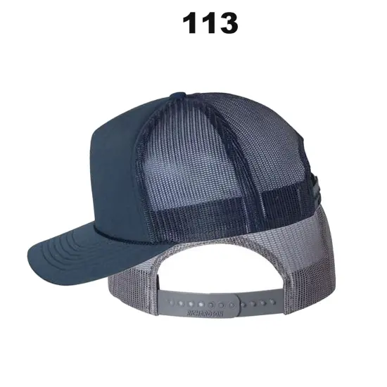 Richardson&reg; Foamie Trucker Cap White/ Charcoal {3}