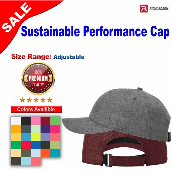 Richardson&reg; Sustainable Performance Cap Heather Grey {2}