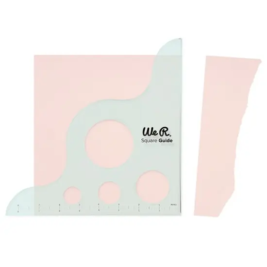 We R Memory Keepers 660073 Ruler Square Guide, Green by American Crafts {2}
