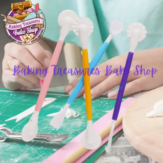 4 Pcs DOUBLE SIDED Fondant Tools {5}