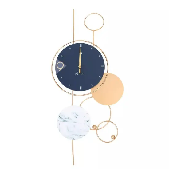 Modern Exquisite & Stylish Design Wall Clock Built-in Sweeping Seconds Movement {1}