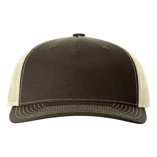 Richardson&reg; Five Panel Trucker Cap C Chip/ Birch {1}