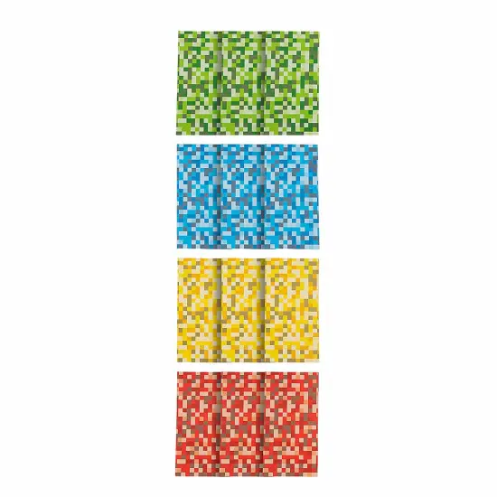 Pixel Pattern Paper Treat Bags - 12 Pc. {4}