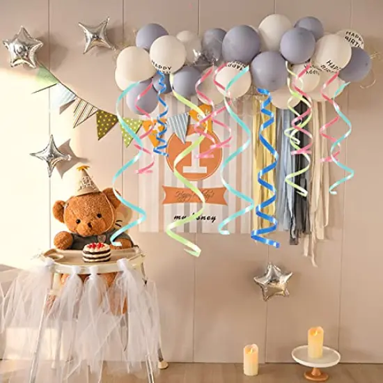 30 Roll 15 Colors Curling Ribbons for Crafts Bows Present Wrapping Florist Wedding Party Festival Art Craft Decor, Separate Rolls, 11 Yards Per Roll, 3/16 Inch Wide 3/16" - Set1 {2}