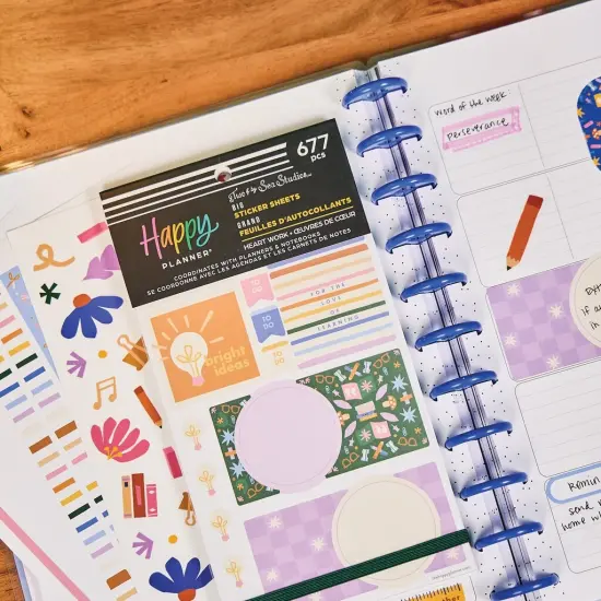 Happy Planner Big Sticker Value Pack 30/Sheets-Heart Work {7}