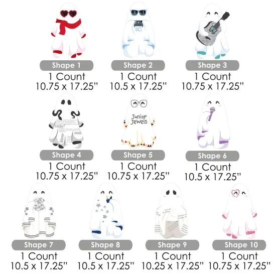 Big Dot of Happiness In My Spooky Era - Ghost Yard Sign Outdoor Lawn Decorations - Ghost Concert Halloween Party Yard Signs {7}