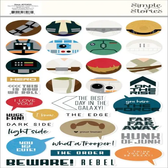 Say Cheese Galaxy Stickers 69/Pkg-Foam {2}