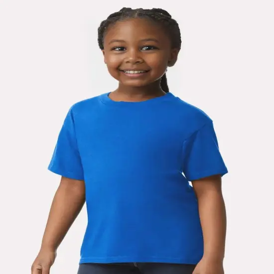 Gildan&reg; Youth Crewneck Short Sleeve Sofystyle T-shirt - 64000B Royal {1}