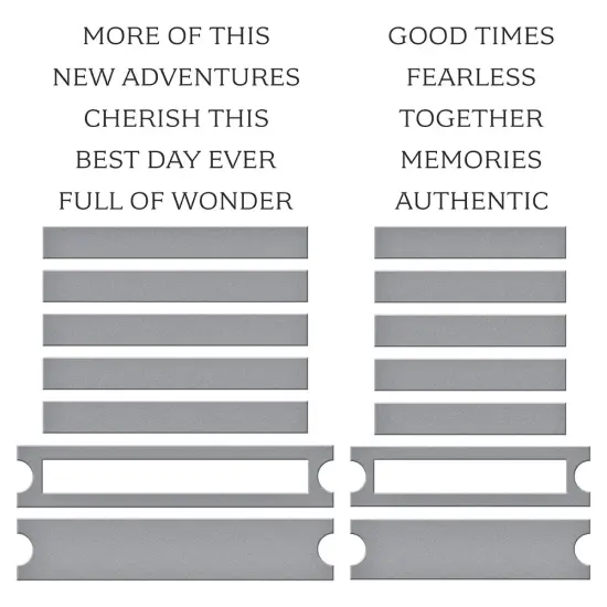 Spellbinders BetterPress Plate & Die Set Golden Afternoon-Cherish This, Golden Afternoon {3}