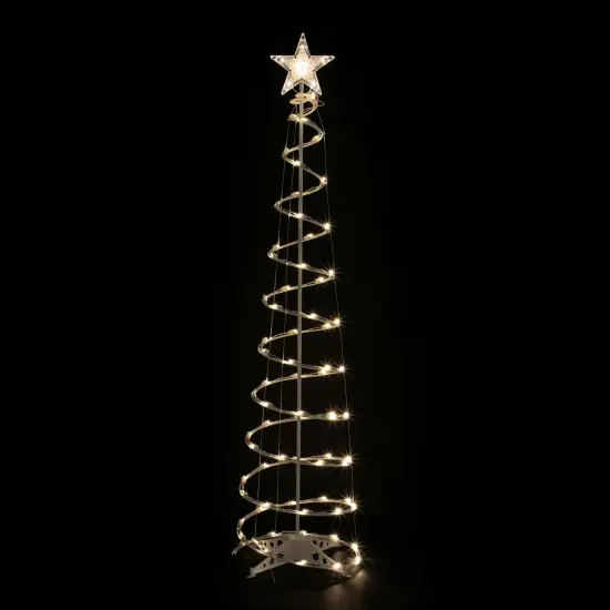 Northlight LED Lighted Spiral Outdoor Christmas Tree - 6' - Warm White Lights {1}